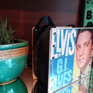 ELVIS PRESLEY G.I. BLUES, Record Purse, Gifts For Elvis Fan, Album Cover purse image 2