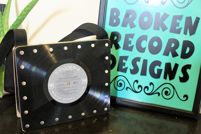 Broken Records Designs My Fair Lady Record Purse Record Handbag Great Gifts Recycled Records Vinyl Purse Vintage Style