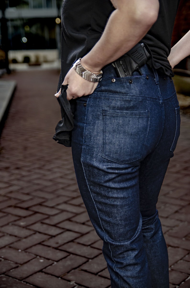 The Skinny Dark Alley Denim Exclusively Designed Concealed Carry Jeans