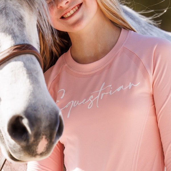 Equestrian Athletic Long Sleeve top