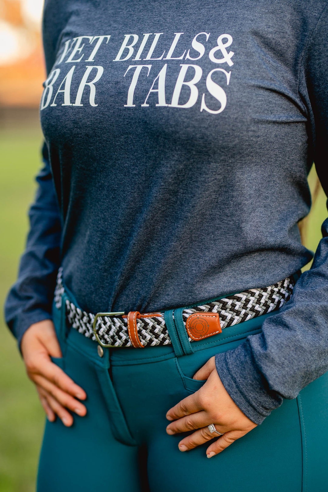 Braided Equestrian Belt Etsy