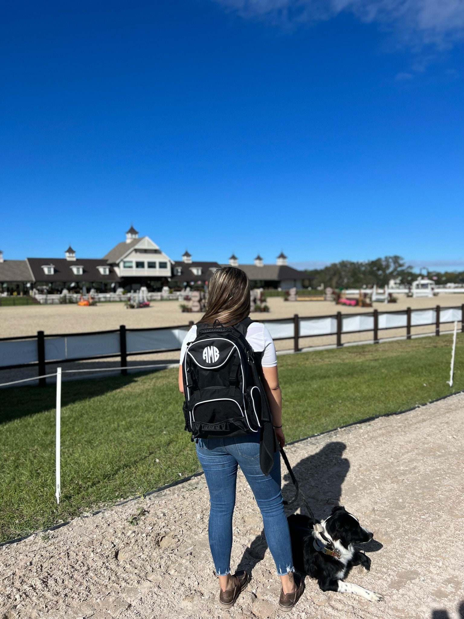 Equestrian Backpack With Helmet Holder Etsy