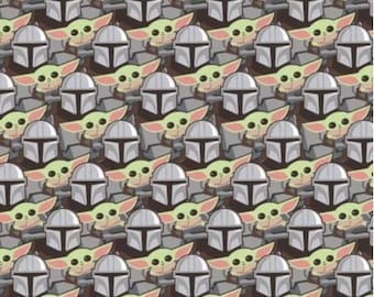 Star Wars Mandalorian II  Prints from Camelot - Cotton Fabric - By the Fat Quarter, Half Yard   **NOW 40% OFF**