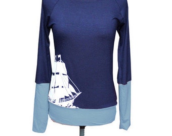 Ahoy Maritime sweater 4_dunkelblau/blue-Grey