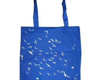 Bag birds-long Henkel_blau