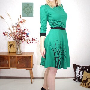 Kleid Greta 3_Baum_smaragd Bild 4