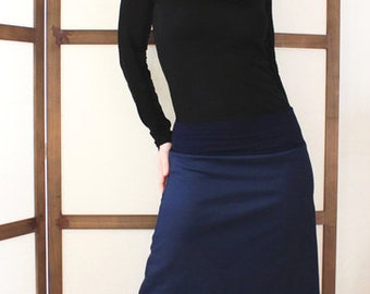 simple skirt _marine_basic