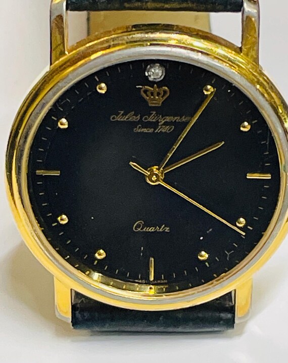 Vintage Jules Jurgensen Quartz Watch Model W3085 New Battery  display picture 1