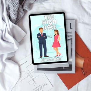 Premade Book Cover - The High Rise - enemies to lovers romance, Ebook Cover, cozy romance, spicy romance, romance, Digital Book Cover Art