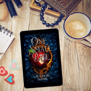 Premade Book Cover - One Small Bite - Dark fantasy romance, Ebook Cover, urban fantasy, science fiction, fantasy, Digital Book Cover Art