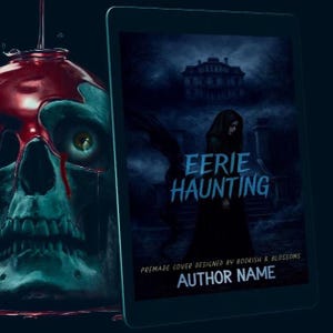 Premade Book Cover Design - Eerie Haunting - eBook Cover, Horror Book Cover Self Publish, Thriller Demons, Digital Cover, Monsters, Scary