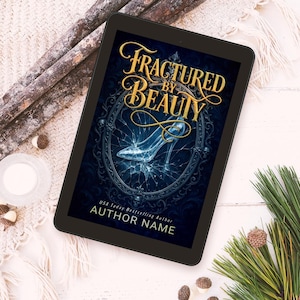 Premade Book Cover - Fractured Beauty - Dark fantasy romance, Ebook Cover, urban fantasy, science fiction, fantasy, Digital Book Cover Art