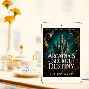 Premade Book Cover - Arcadia&#39;s Secret - Dark fantasy romance, Ebook Cover, urban fantasy, science fiction, fantasy, Digital Book Cover Art