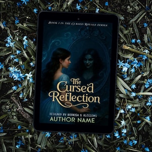 Premade Book Cover - Cursed Reflection - Dark fantasy romance, Ebook Cover, urban fantasy, fairytale ebook, fantasy, Digital Book Cover Art