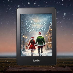 Gotowy projekt okładki książki, okładka e-booka, fantasy, cyfrowa okładka książki, samodzielna publikacja, tajemnica, dla młodych dorosłych, cyfrowa okładka, romans, Boże Narodzenie, śnieg