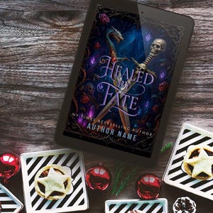 Premade Book Cover -Healed by Fate - Dark fantasy romance, Ebook Cover, urban fantasy, science fiction, fantasy, Digital Book Cover Art