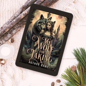 Vorgefertigtes Buchcover - Mein Wolf zum Nehmen - Dark Fantasy Romanze, Ebook Cover, Urban Fantasy, Science Fiction, Fantasy, Digitale Buch Cover Art
