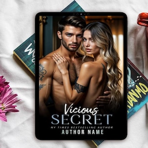 Premade Book Cover - Vicious Secret - Steamy romance, Ebook Cover, Spicy Romance, forbidden, billionaire, enemies, Digital Book Cover Art