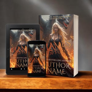Gotowy projekt okładki książki, okładka e-booka, sztuka okładki cyfrowej książki fantasy, samodzielna publikacja tajemnicy, thrillera, epickiej fantasy, cyfrowej okładki, mrocznej fantasy