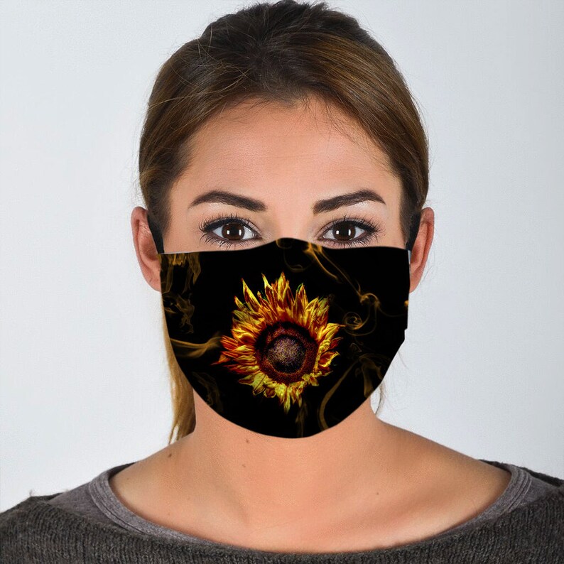 Sunflower face maskSunflower Protective face maskWashable Etsy
