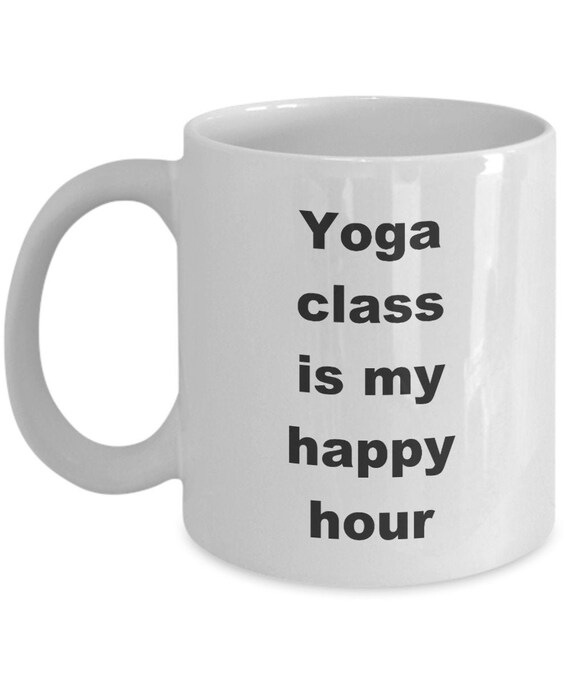 yoga coffee mug