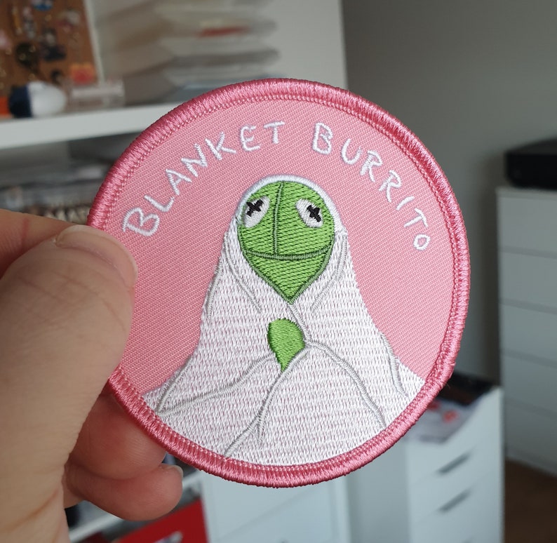 Download Kermit Frog Embroidered Patch | Etsy
