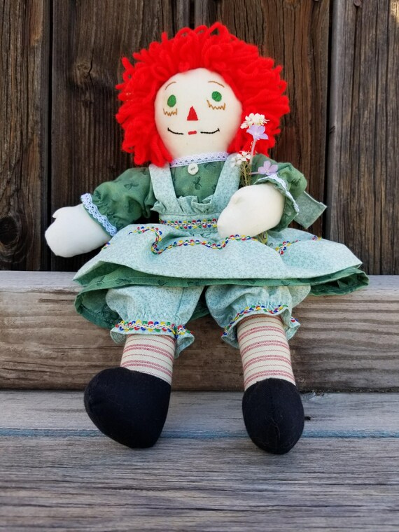 handmade raggedy ann doll