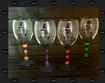 October Birthday Witch Halloween Wine Gifts Wine Lover Gifts Let's Get Wicked for Halloween Wine Glass October Birthday Witch Halloween Wine Gifts Wine Lover Gifts Let's Get Wicked for Halloween Wine Glass