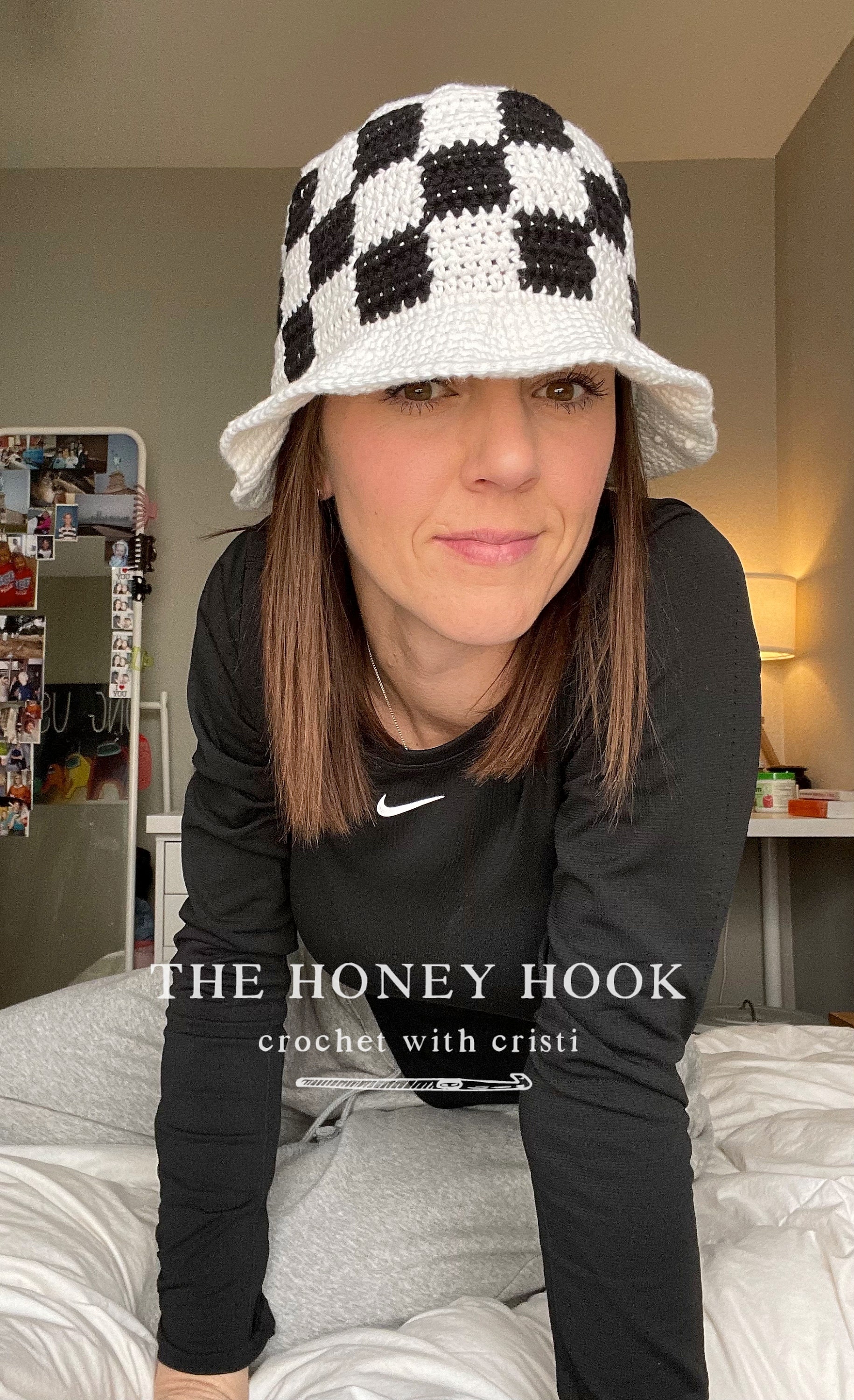 Checkered Bucket Hat