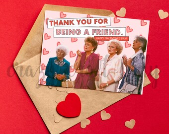 Golden Girls druckbare Galentine digitale Datei