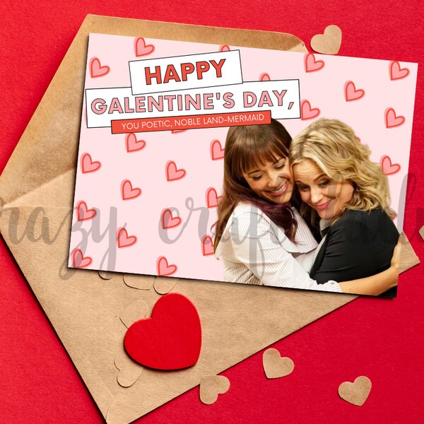 Parks and Recreation Anne and Leslie Printable Galentine Digital File