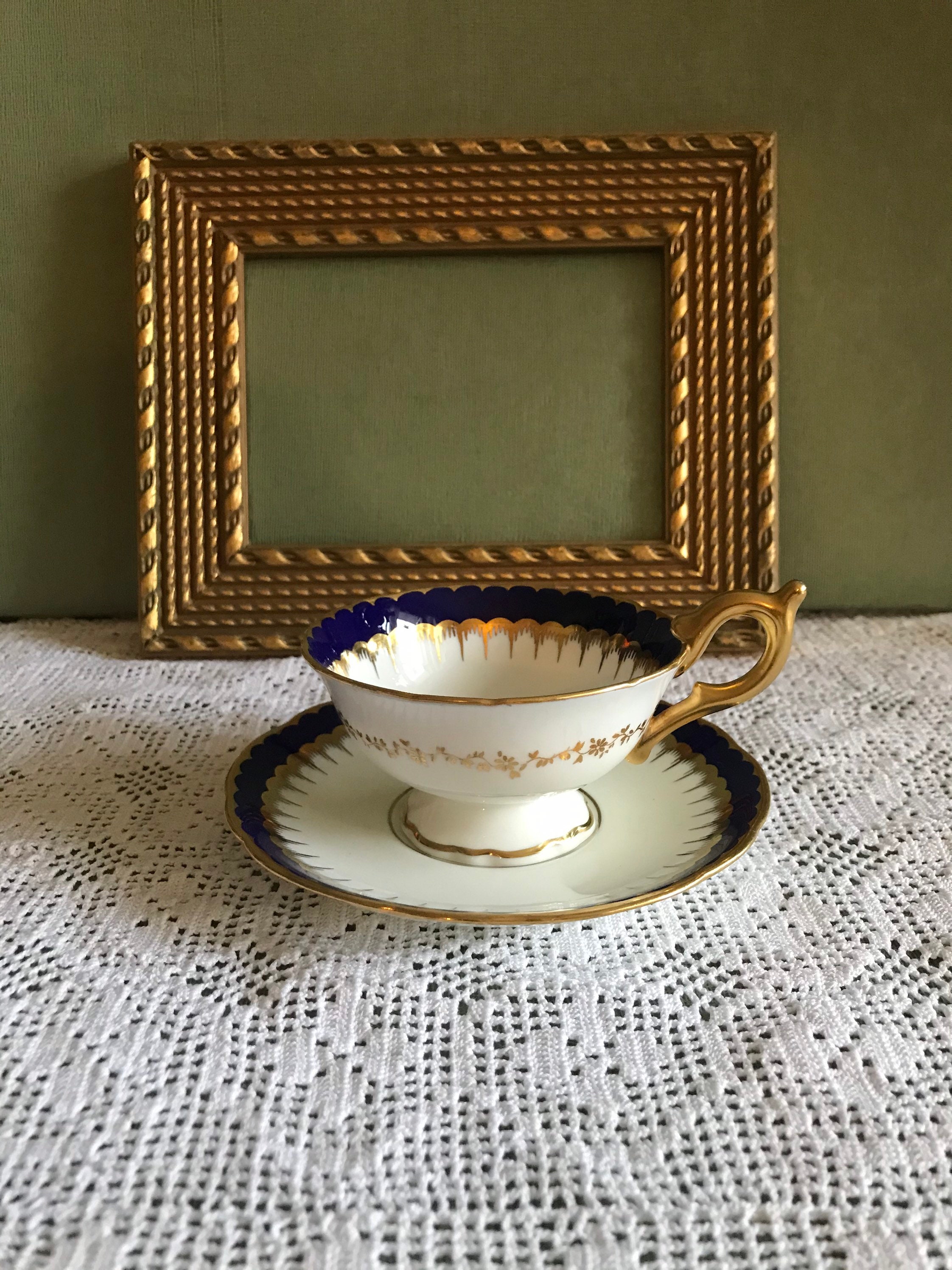 Coalport Cup and Saucer - Etsy Coalport Cup and Saucer - Etsy
