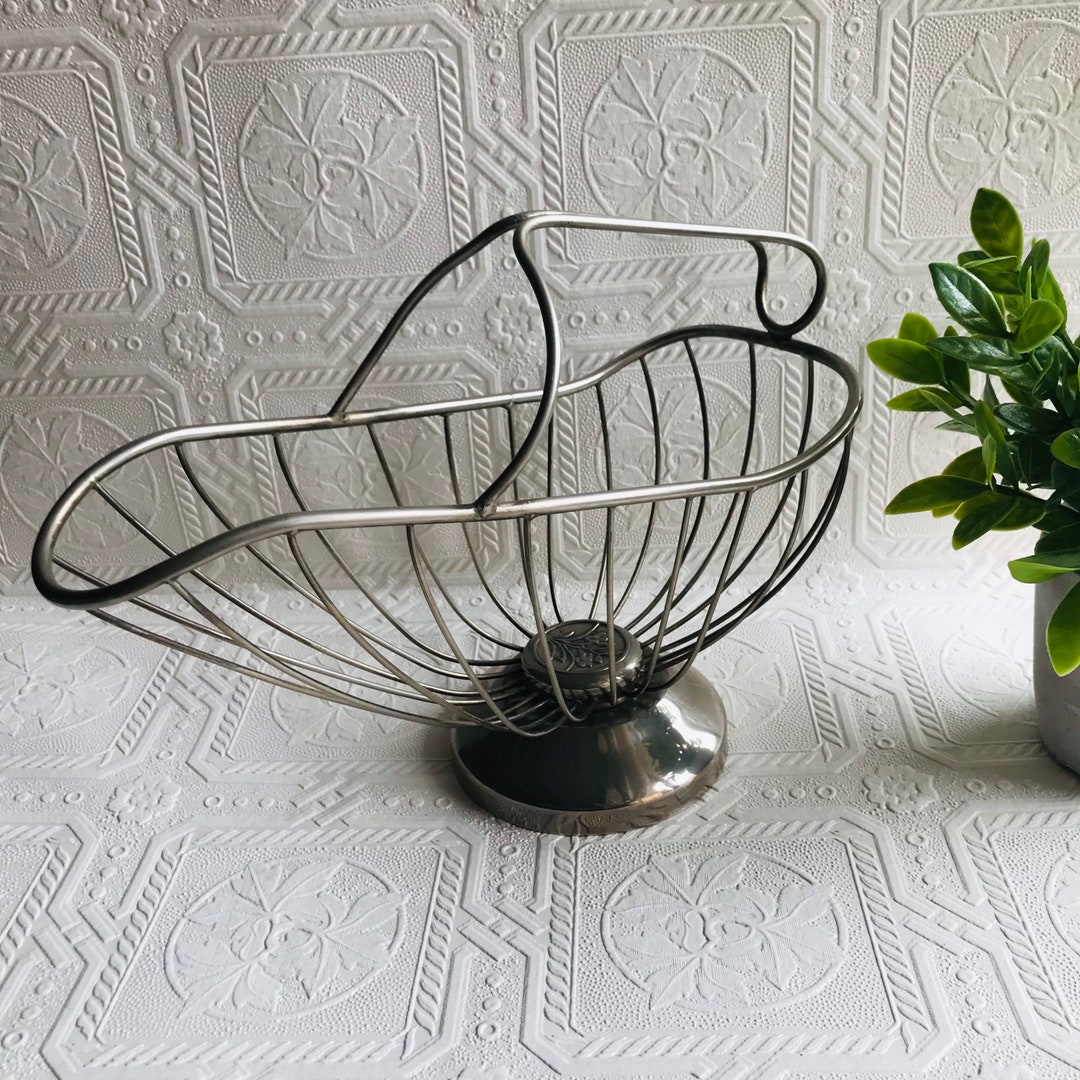 Vintage EP Brass Wine Bottle Holder and Server Etsy