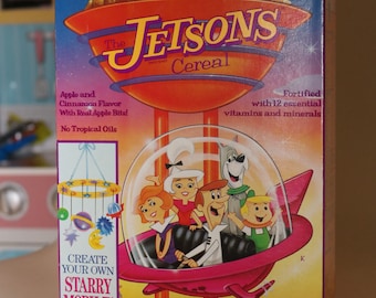JETSONS (1990) Cereal Box Comic Book Cartoon Toy 1980s Vintage Ralston George Spaceship The Funtastic World of Hanna-Barbera