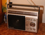 Panasonic (1982) Boombox Tested Radio Works Headphones Jack Vintage 1980s Ghetto Blaster Ghettoblaster