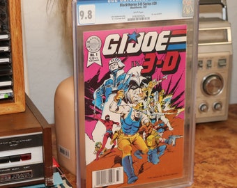 G.I. JOE 3-D Comic Book #1 (1987) CGC Universal Grade 9.8 High Grade Vintage 1980s Sgt. Slaughter Sergeant Destro Cobra Commander GI