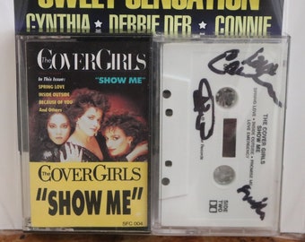 COVER GIRLS Signed Tape (1987) Show Me Autographed Freestyle R&B Soul 1980s Dance Hip Hop Miami Bass Euro Electro LP