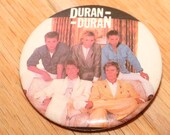 Duran Duran (1989) Pin of Record Cover Design New Wave Synthpop Dance-Rock Members Simon Le Bon Nick Rhodes John Taylor Roger Taylor