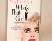 Who 39 s That Girl 1987 Cassette Movie Soundtrack Tape 1980s R B Soul Jazz Hip Hop Dance Jellybean Benitez