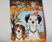 DOG WALK (1981) Children 39 s Book By Miriam Anne Bourne at Modern Curriculum Press Dalmatian School Educational 1980s Textbook Elementary