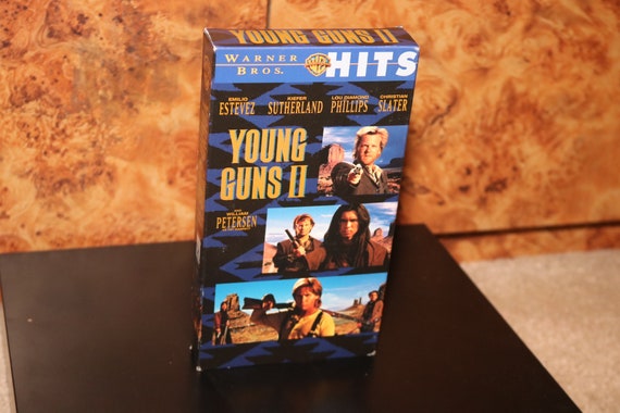 Young Guns 2 Vhs Movie Emilio Estevez Kiefer Sutherland Lou Etsy