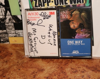 ONE WAY Signed Tape (1982) Cutie Pie Who's Foolin' Who Autographed Electro Funk R&B Disco Soul 1980s Dance Hip Hop