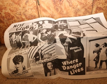 REVOLT In Style (1982) Magazine Newspaper Vintage 1980's San Diego Rock Party Punk Music Fashion