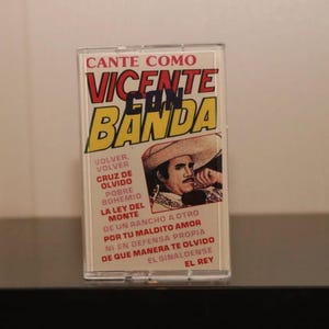 Cante Como Vincente Fernandez Karaoke Tape Cassette Tape Rancheras Cante Como Indiana LA LA LA LA LA RpuA Norteño Banda Musik
