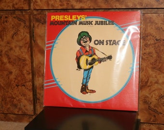 Presley's Mountain Music Jubilee (1983) Vinyl Record Autographed Pamphlet Booklet Signed Vintage 1980s Guitar Country Music