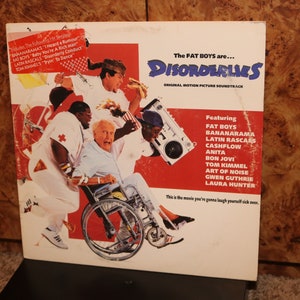 Disorderlies Movie (1987) Soundtrack Vinyl Record 80s Hip Hop Breakdance Rap Music The Fat Boys Ralph Bellamy Tony Plana Anthony Geary
