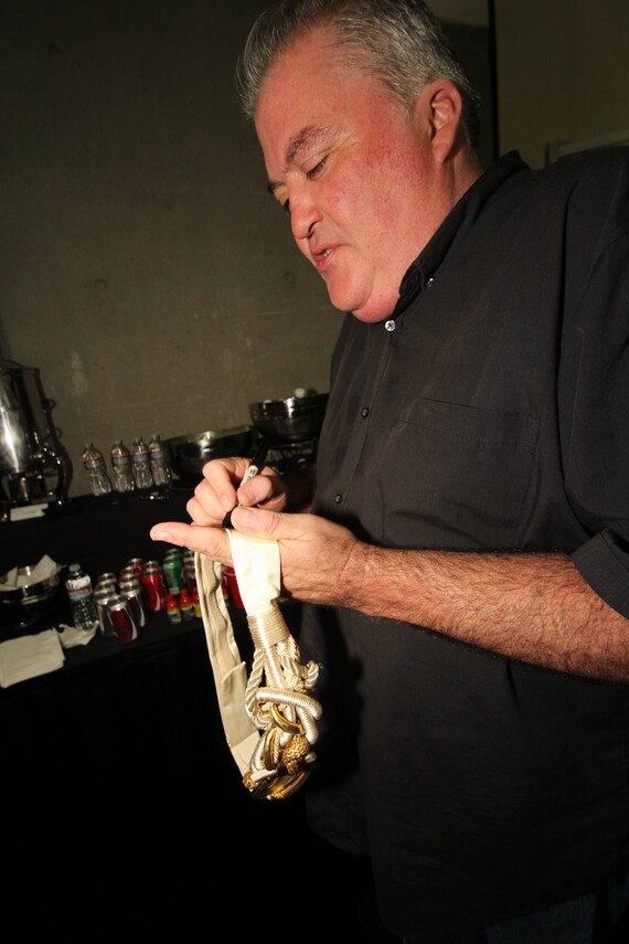 Carolyn Tanner Designer Inc Belt Autographed by Los Lobos (1987) Signed Designer Belt La Bamba With Cassette View 5