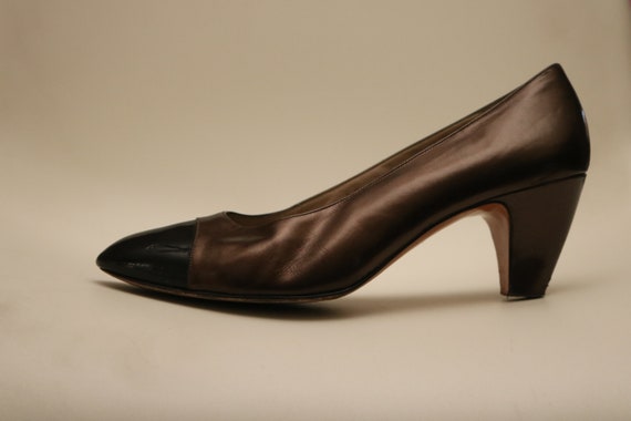 Salvatore Ferragamo PUMPS 1980s-1990s Size 7.5 Wo… - image 6