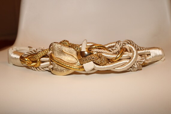 Carolyn Tanner Designer Inc Belt Autographed by Los Lobos (1987) Signed Designer Belt La Bamba With Cassette View 2