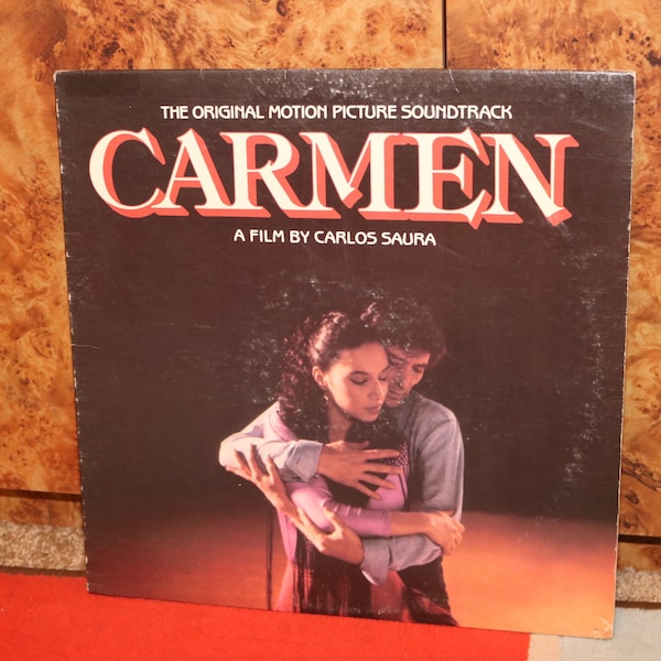 Carmen (1983) Soundtrack Record Spanish Film Prosper Mérimée Vintage 1980s Vinyl Soundtrack 12" Antonio Gades Laura del Sol Flamenco Dance